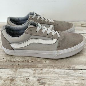Vans Mix Textured Old Skool Shoes in Grey size Women’s 8 Suede Canvas Lace-up